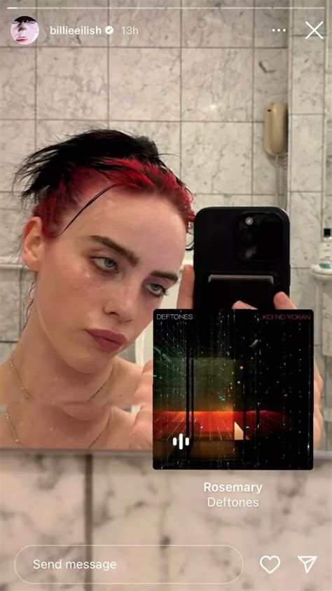 Billie Eilish poses topless in sultry snaps as she ...